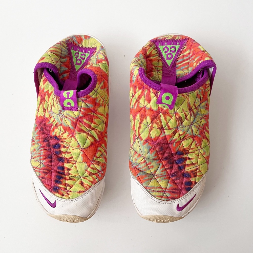 Nike ACG Moc 3.0 8.5 Men's Tie Dye‎ Quilted Slip On Shoes CW2463-300